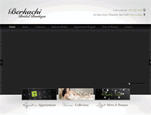 Tablet Screenshot of berkachibridal.com